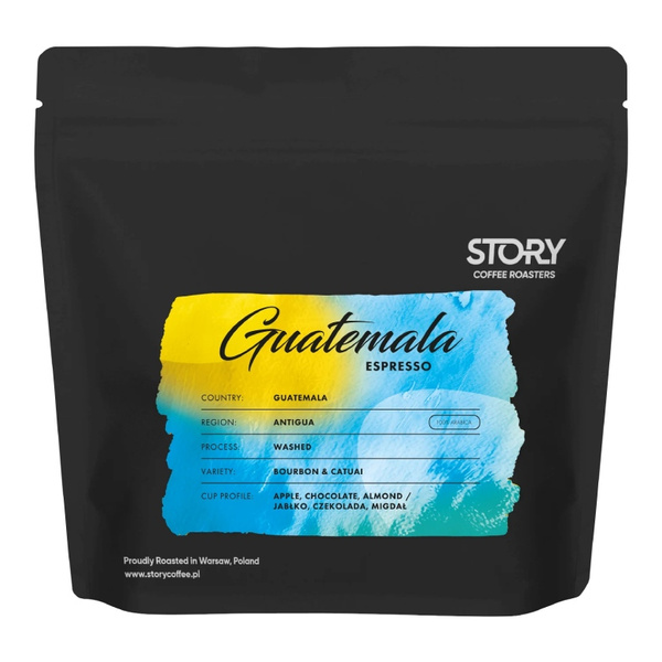 Kawa ziarnista Story Gwatemala Antigua Washed Espresso 250g