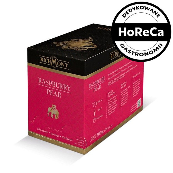 Owocowa herbata Richmont Raspberry Pear - 50x6g