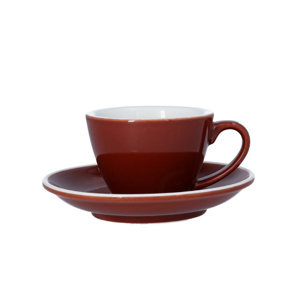 Filiżanka do kawy EPIC Tulip 145 ml - Brązowa - opinie w konesso.pl