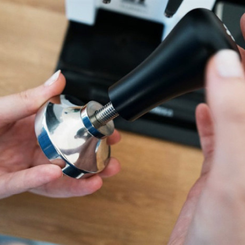 Regulowany tamper Eureka 53 mm - Dąb