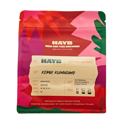 Kawa ziarnista HAYB Kenya Kiamugumo 250g - opinie w konesso.pl