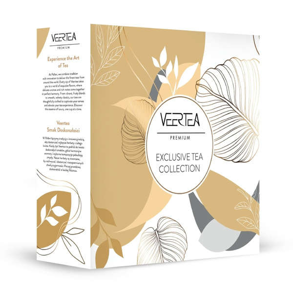 Kolekcja herbat Veertea zestaw 8 smaków - 200 kopert - Złota