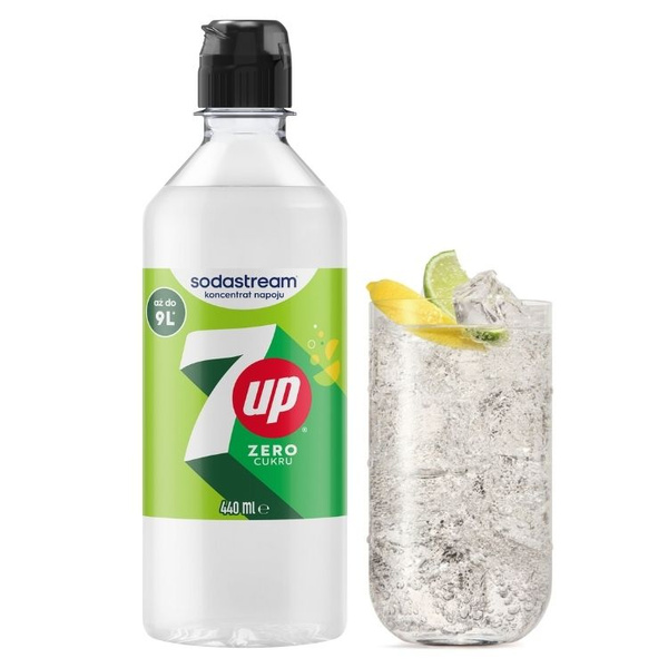 ZESTAW - Syrop SodaStream 7up Zero Cukru 3x440 ml