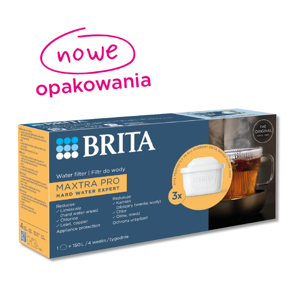 OUTLET - Filtr wody BRITA MAXTRA PRO Hard Water Expert 3 szt.