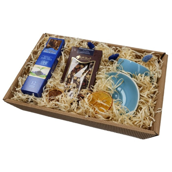 Urodzinowy zestaw prezentowy z herbatą i filiżanką