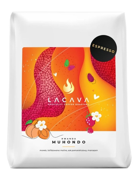 Kawa ziarnista LaCava Rwanda Muhondo  Espresso 550g - NIEDOSTĘPNY