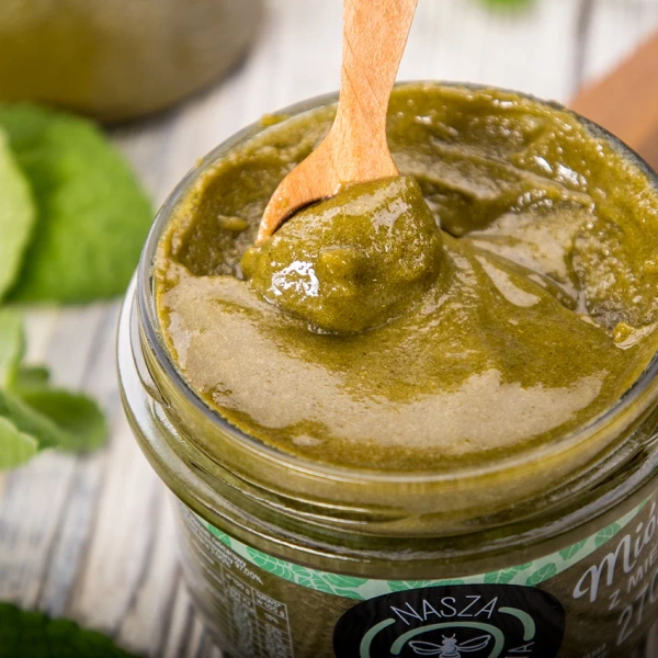 Miód z miętą Nasza Pszczelarnia 270g