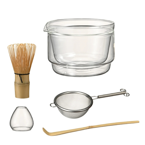 Zestaw do matchy Hario Matcha Tea Gift Set - Przezroczysty - opinie w konesso.pl