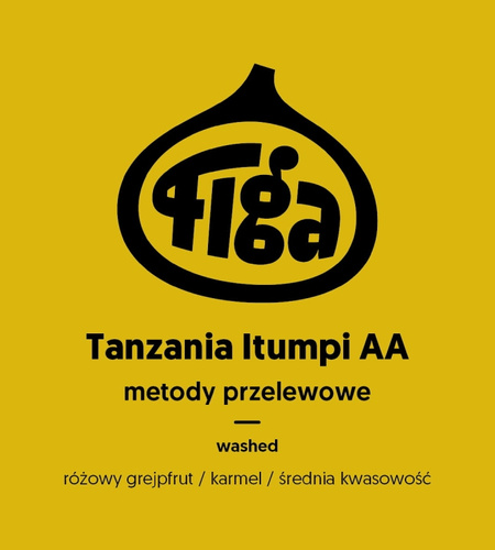 Kawa ziarnista Figa Coffee Tanzania Itumpi AA Washed FILTR 250g