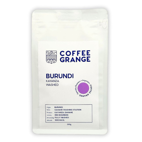 Kawa ziarnista Coffee Grange Burundi Kayanza Washed 250g - NIEDOSTĘPNY