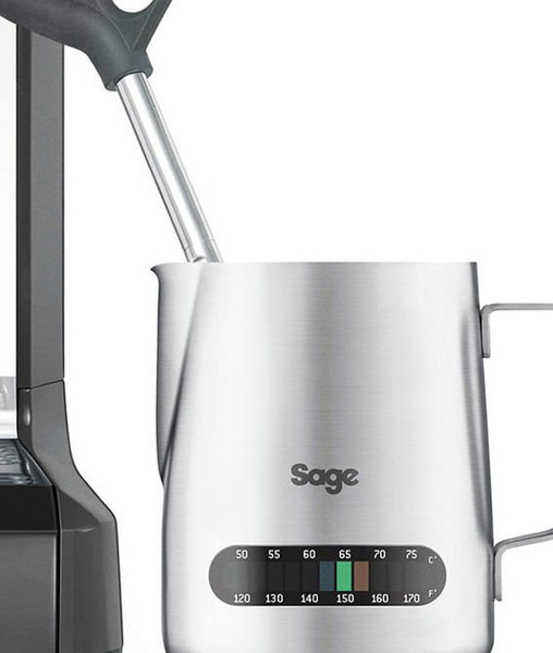 Kolbowy ekspres do kawy Sage SES875BKS Black + Waga Sage GRATIS