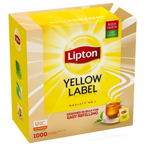 Czarna herbata Lipton Yellow Label 1000x1,8g – NIEDOSTĘPNY