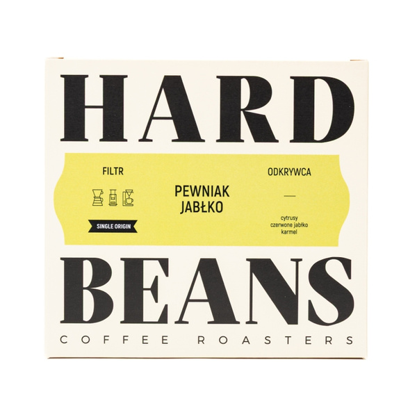 Kawa ziarnista Hard Beans Pewniak Jabłko Filtr 250g