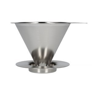 Metalowy Drip Hario V60-02 z podstawką - opinie w konesso.pl