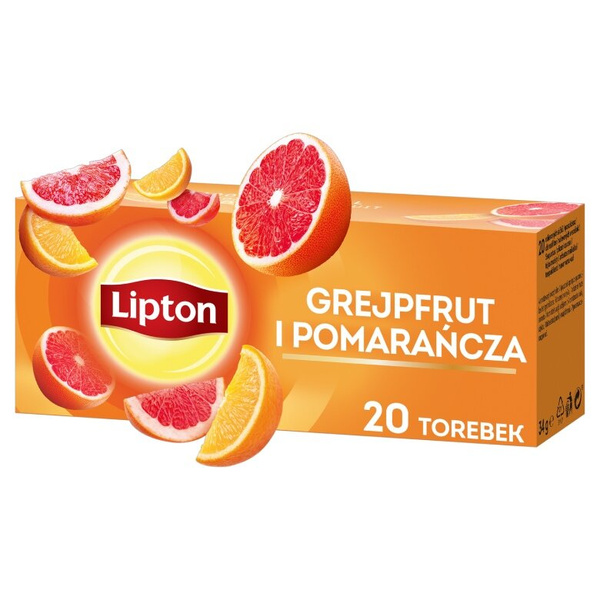 Herbatka owocowa Lipton Grejpfrut i Pomarańcza 20x1,7g
