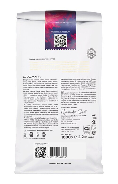 Kawa ziarnista LaCava Kenya Kabare Filtr 1kg - NIEDOSTĘPNY