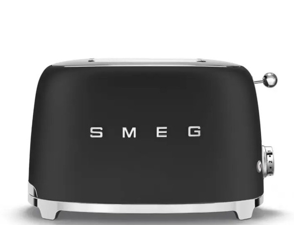 Toster na 2 kromki SMEG TSF01BLMEU - Czarny mat