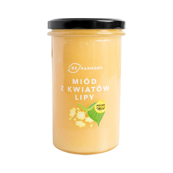 Miód z kwiatów lipy BeHarmony 700g - NIEDOSTĘPNY