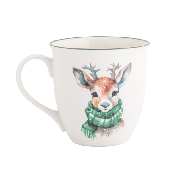 Kubek świąteczny Altom Design Renifer 630 ml