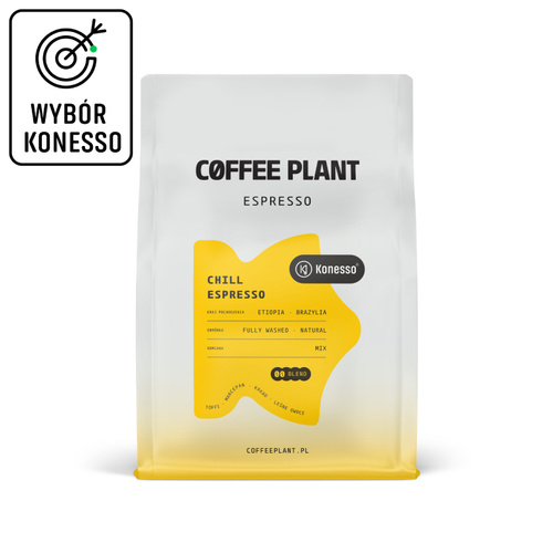 Kawa ziarnista COFFEE PLANT Chill Espresso Blend 250g  - opinie w konesso.pl