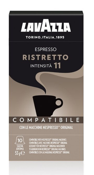 Kapsułki do Nespresso* Lavazza Ristretto - 10 sztuk