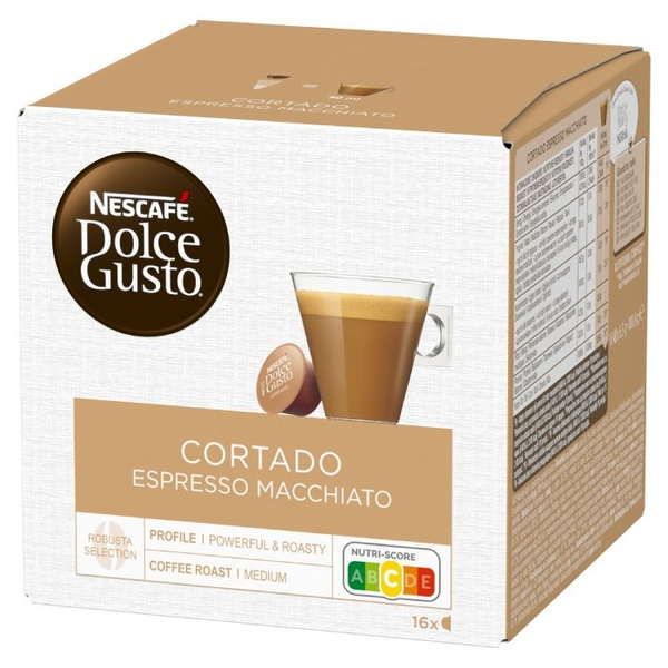 OUTLET - Kapsułki Nescafé Dolce Gusto Cortado Espresso Macchiato 16 sztuk