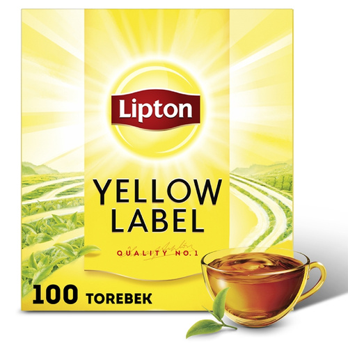 Czarna herbata Lipton Yellow Label 200g - 100 torebek