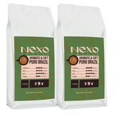ZESTAW - Kawa ziarnista NEXO Coffee Puro Brazil 2x1kg