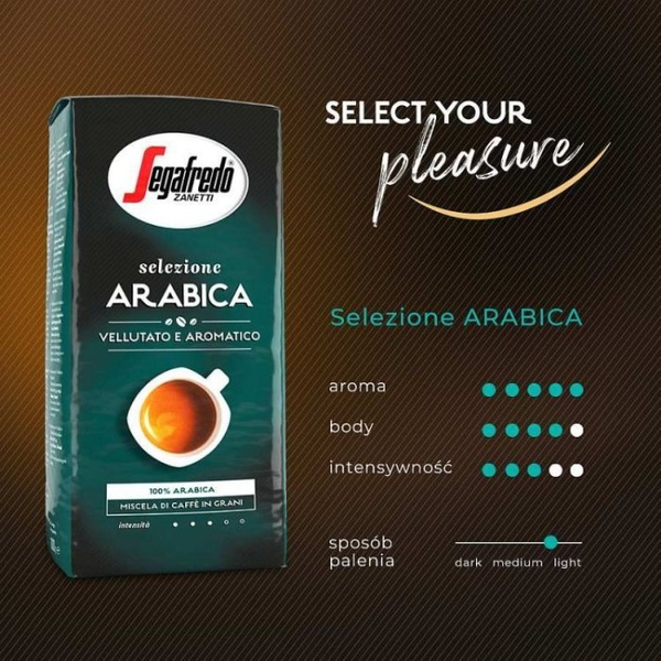 Kawa ziarnista Segafredo Selezione 100% Arabica 1000g