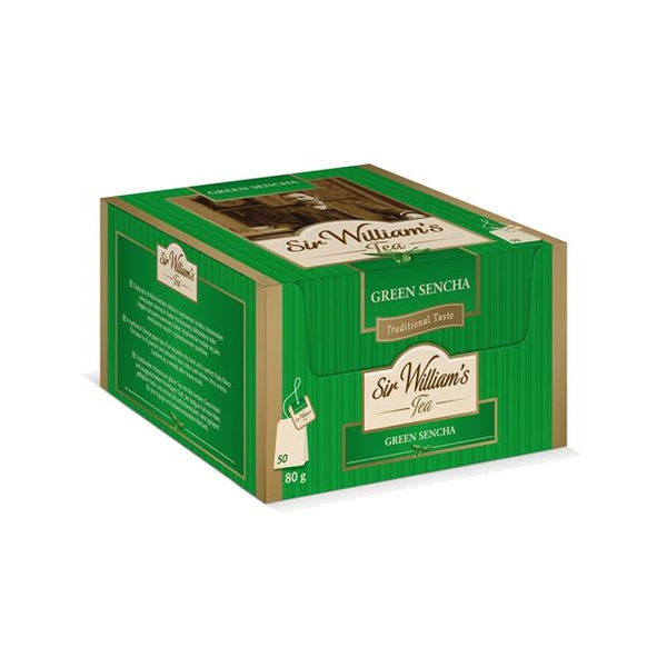 Zielona herbata Sir Williams Tea Green Sencha 50x1,6g