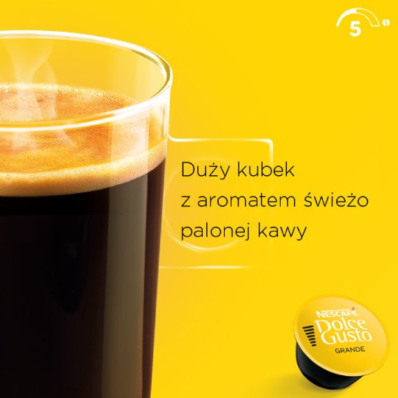 ZESTAW Kapsułki Nescafé Dolce Gusto Grande 3x16 sztuk