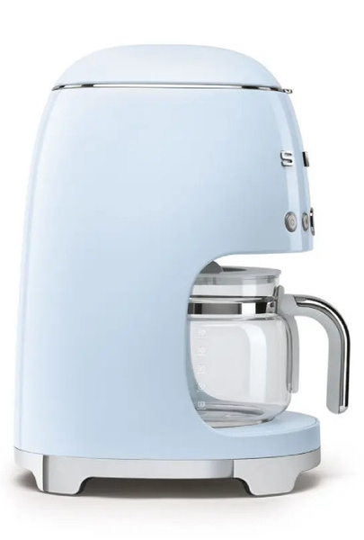 Przelewowy ekspres do kawy Smeg DCF02PBEU - Błękitny + GRATIS 250G KAWY