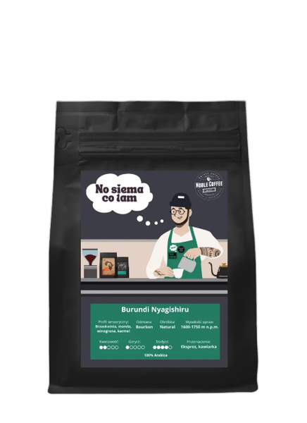 Kawa ziarnista Noble Coffee Burundi Nyagishiru 250g