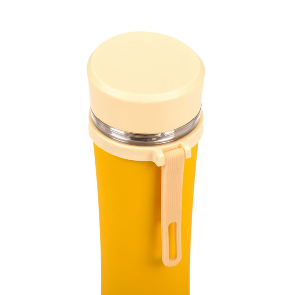 Butelka termiczna Casno Greys Żółta - 400 ml