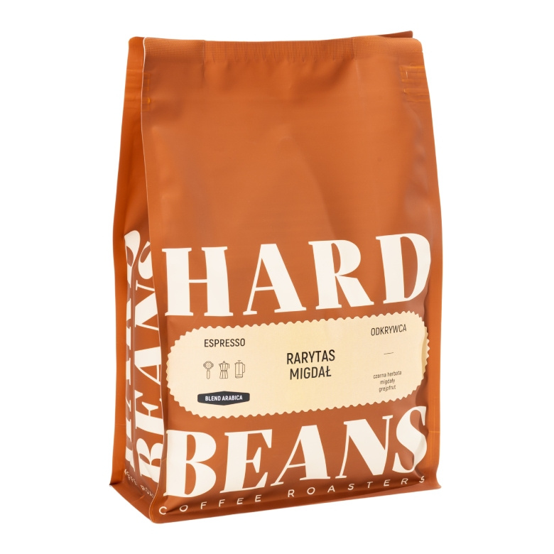 Kawa ziarnista Hard Beans Rarytas Migdał Espresso 1kg