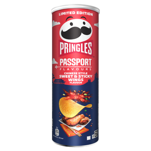 Chipsy Pringles Chinese Style Sweet & Sticky Wings 165g - opinie w konesso.pl