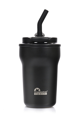 Kubek termiczny Majestic Sport Hoody 420 ml - Czarny - opinie w konesso.pl