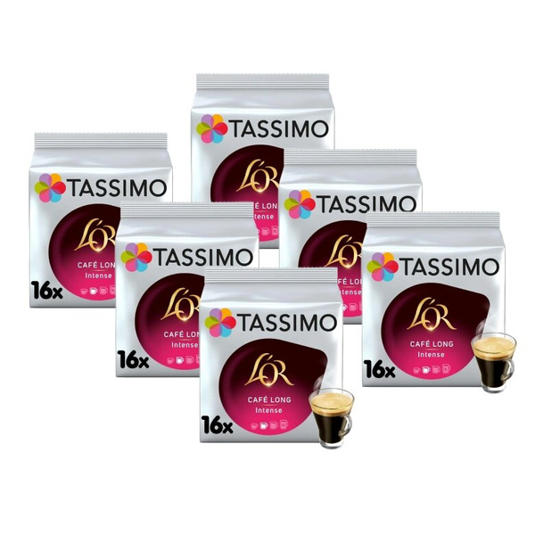 ZESTAW - Kapsułki Tassimo L'OR Cafe Long Intense 6x16 szt.