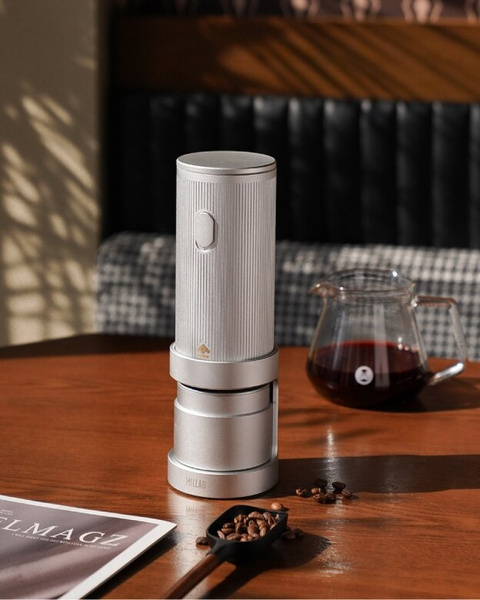 Młynek do kawy Millab E01 Electric Grinder Space Silver- Srebrny