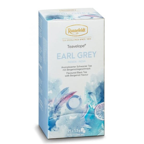 Czarna herbata Ronnefeldt Teavelope Earl Grey 25x1,5g