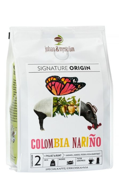 Kawa ziarnista Johan & Nyström Colombia Narino 250g - NIEDOSTĘPNY 