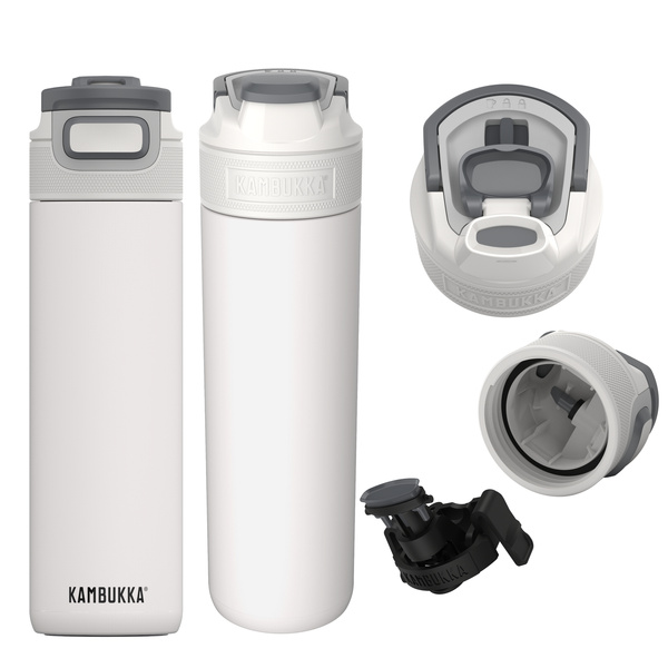 Butelka termiczna na wodę Kambukka Elton Insulated 600 ml - Chalk White
