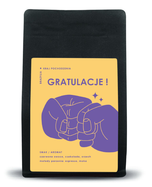 Kawa ziarnista MRC. Gratulacje! 250g