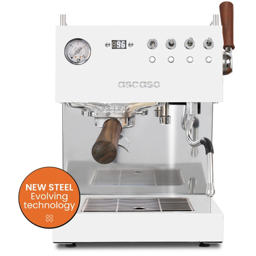Ekspres do kawy ASCASO Steel DUO PID 2026 White&Wood