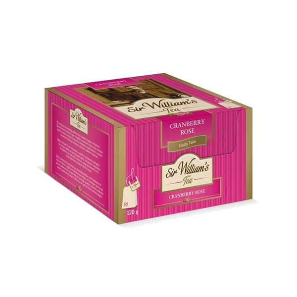 Owocowa herbata Sir Williams Tea Cranberry Rose 50x2,4g