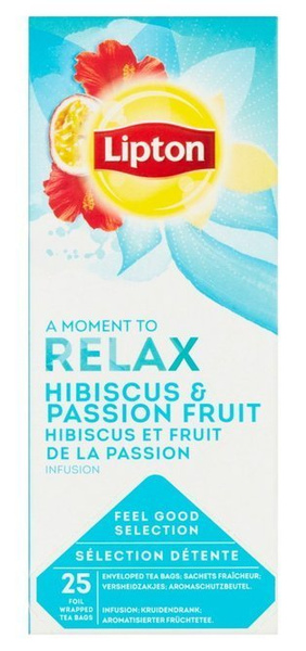 Owocowa herbata Lipton Classic Hibiscus Passion Fruit  25x1,6g - NIEDOSTĘPNY