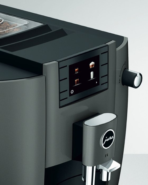 Ekspres do kawy Jura E6 Dark Inox (EC) + 2KG KAWY GRATIS