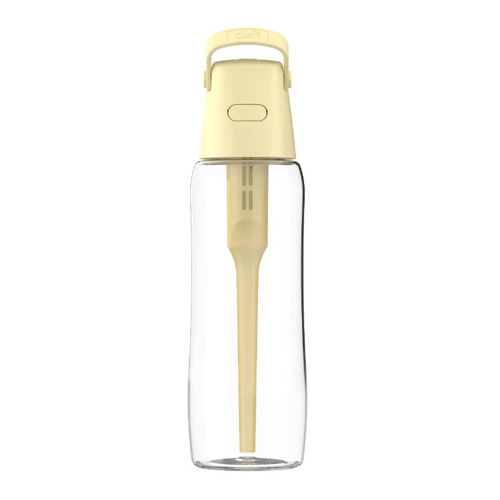 Szklana butelka filtrująca wodę Dafi GLASS 0,6 L + filtr - Yellow Butter