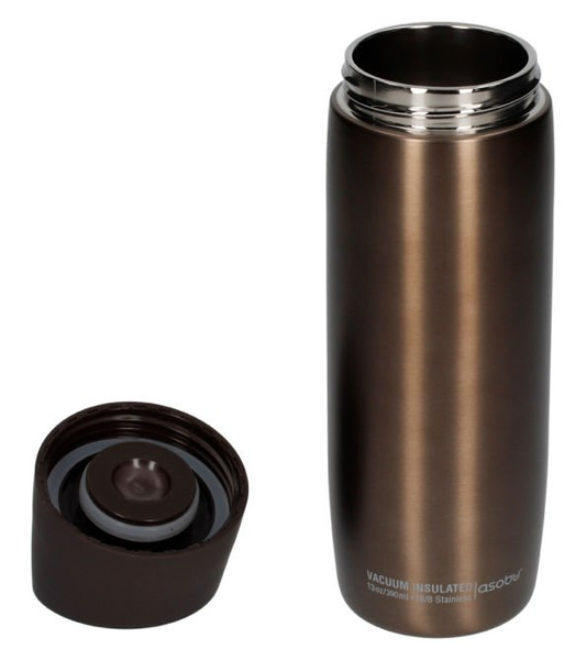 Asobu 5th Avenue Coffee Tumbler - brązowy kubek termiczny 390 ml - NIEDOSTĘPNY