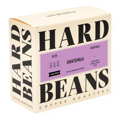 Kawa ziarnista Hard Beans Gwatemala Finca La Soledad Caturra Washed 250g
